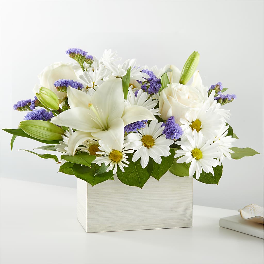 Beyond Blue Box Bouquet – Hy-vee, West Des Moines IA