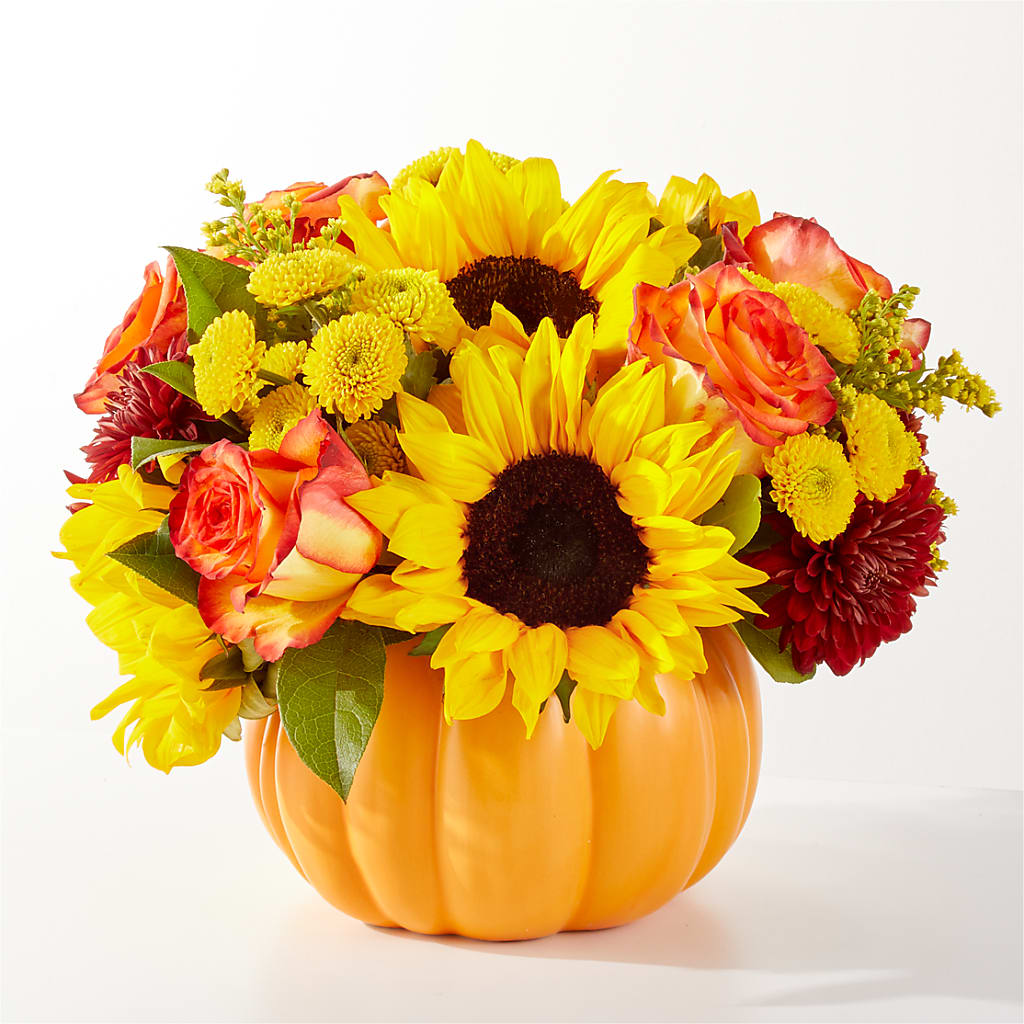 Golden Gourd Pumpkin Bouquet – Hy-vee, West Des Moines IA