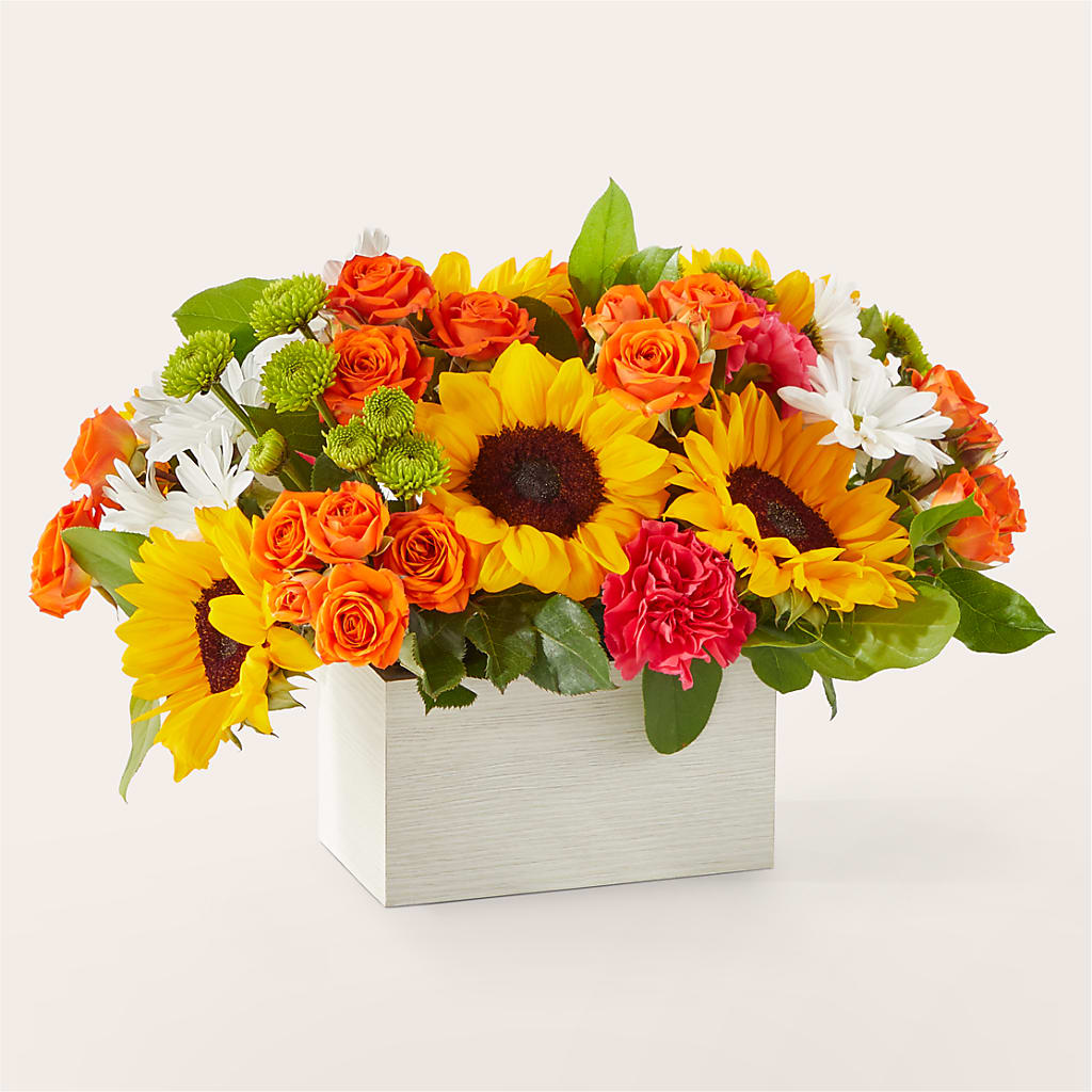 Sun-drenched Blooms Box Bouquet – Hy-vee, West Des Moines IA