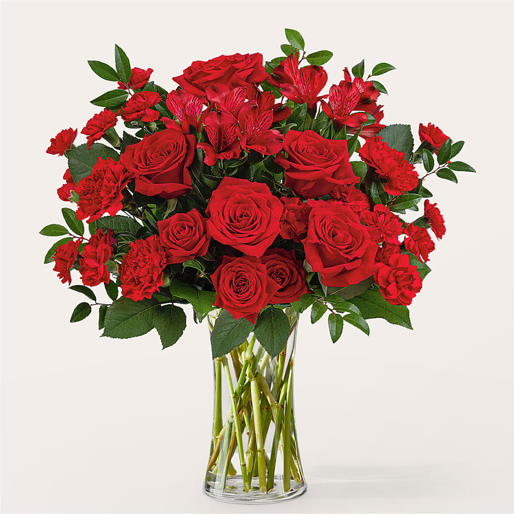Brilliant Ruby Bouquet – Hy-vee, West Des Moines IA