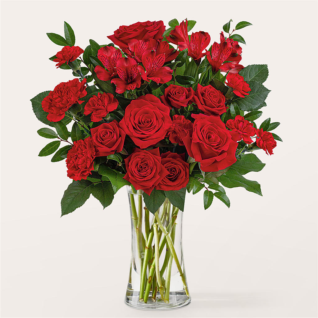 Brilliant Ruby Bouquet – Hy-vee, West Des Moines IA
