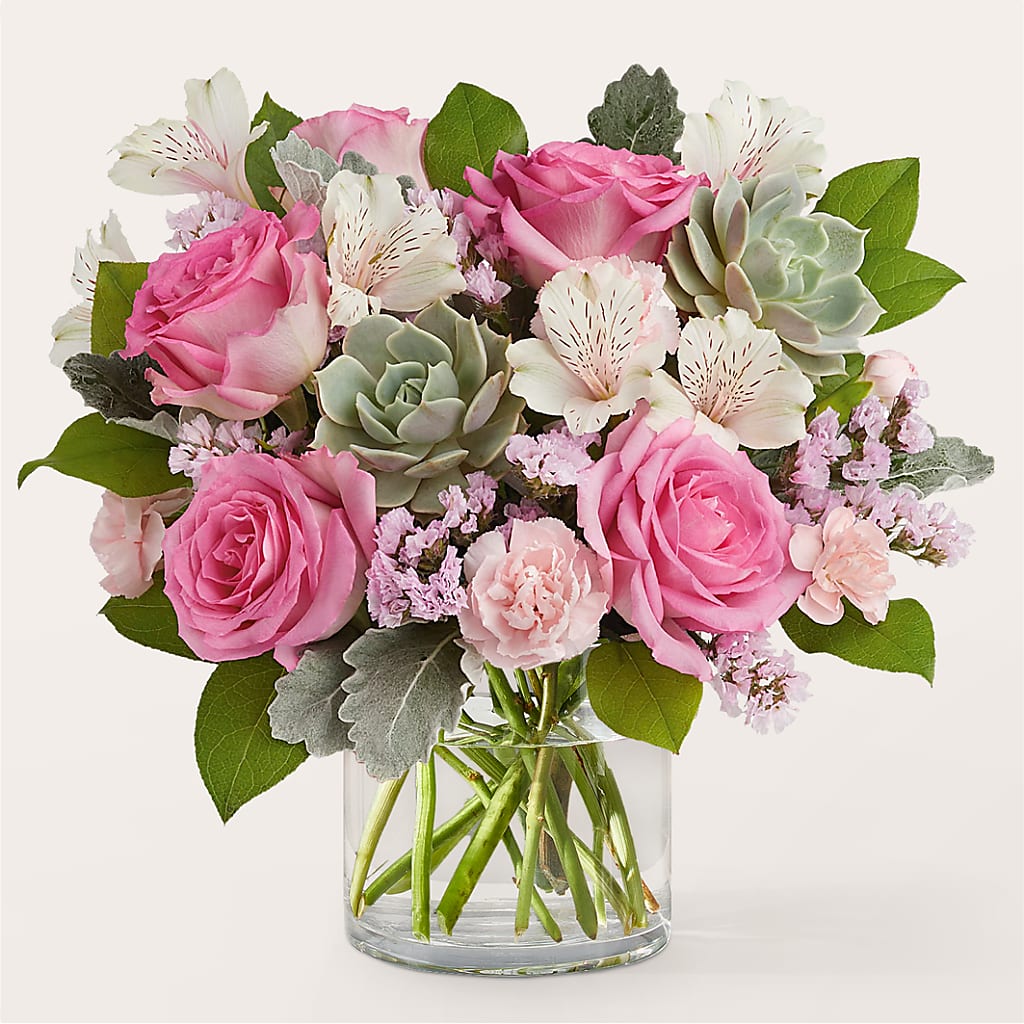 Dusty Rose Bouquet – Hy-vee, West Des Moines IA