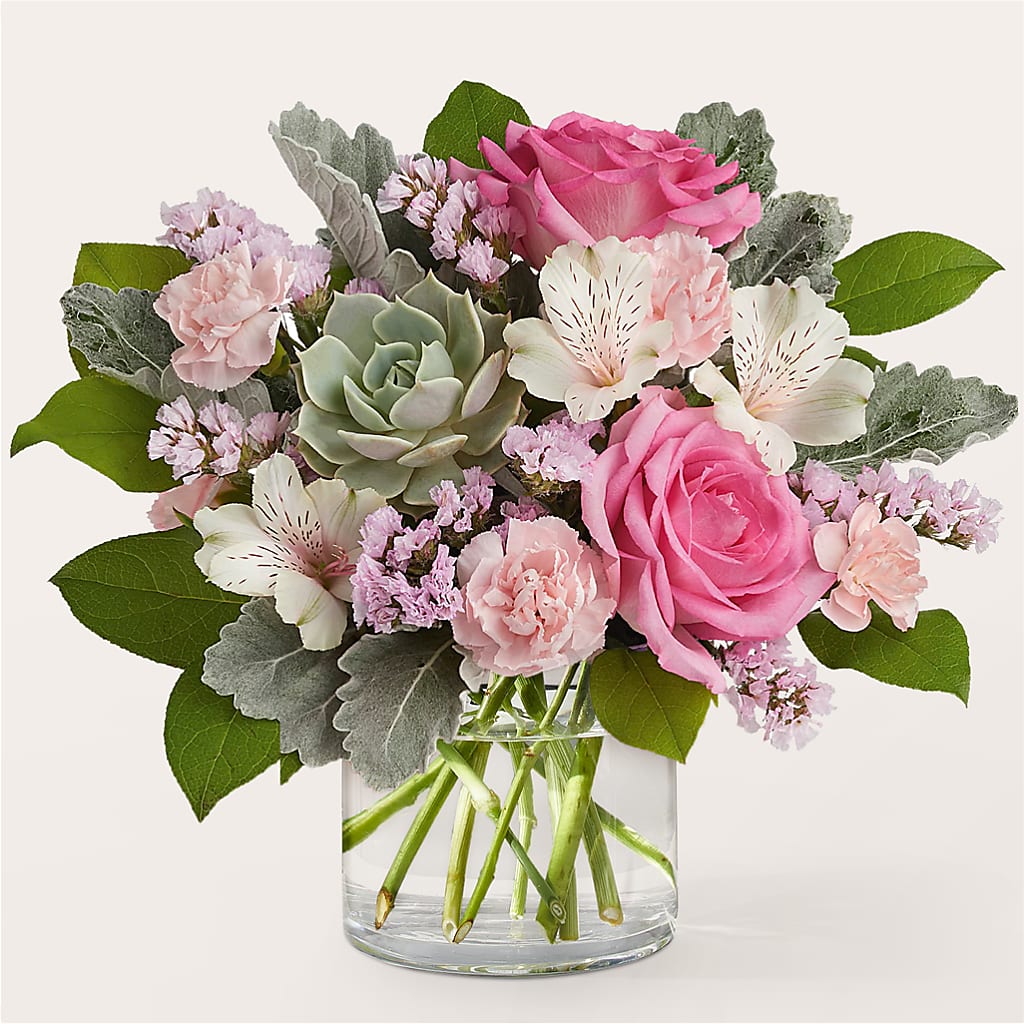 Dusty Rose Bouquet – Hy-vee, West Des Moines IA