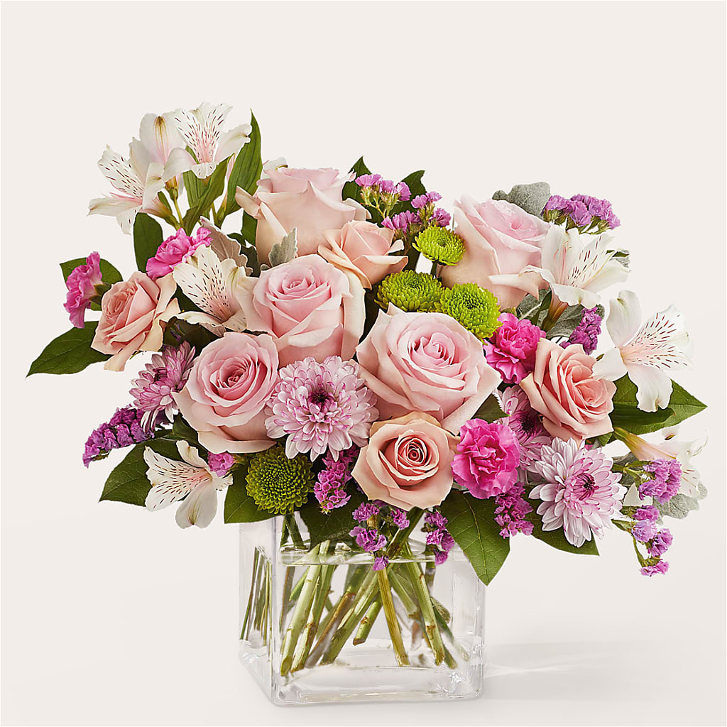 Pink Suede Bouquet – Hy-vee, West Des Moines IA