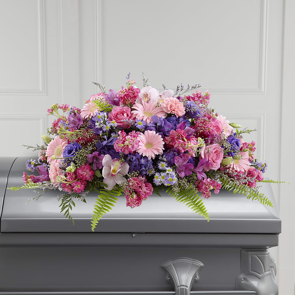 Glorious Garden Casket Spray – Hy-vee, West Des Moines IA