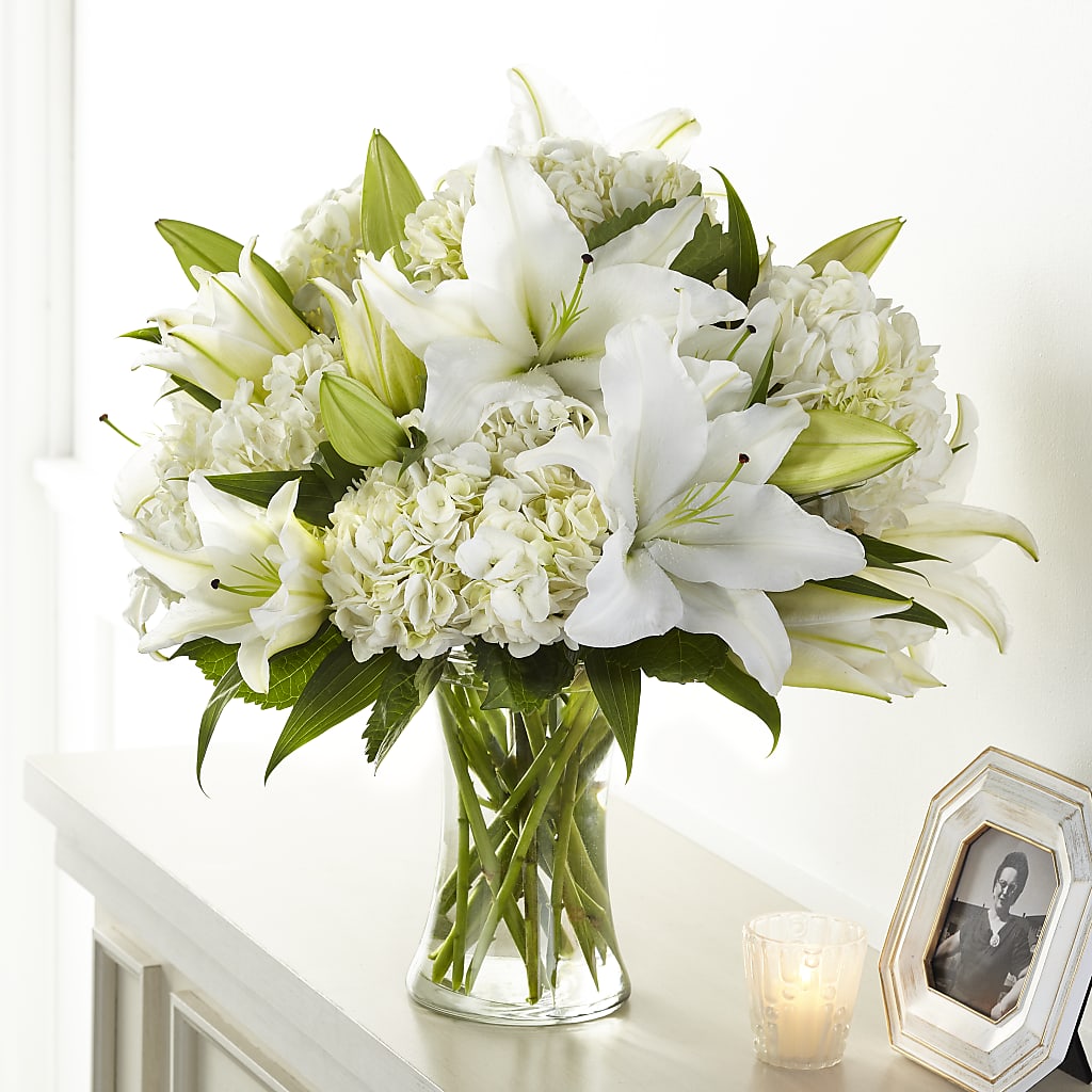 Compassionate Lily Bouquet – Hy-vee, West Des Moines IA