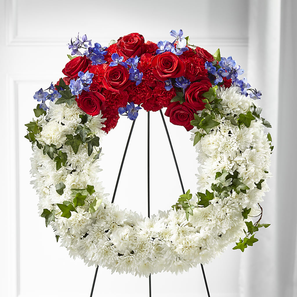Patriotic Passion Wreath – Hy-vee, West Des Moines IA