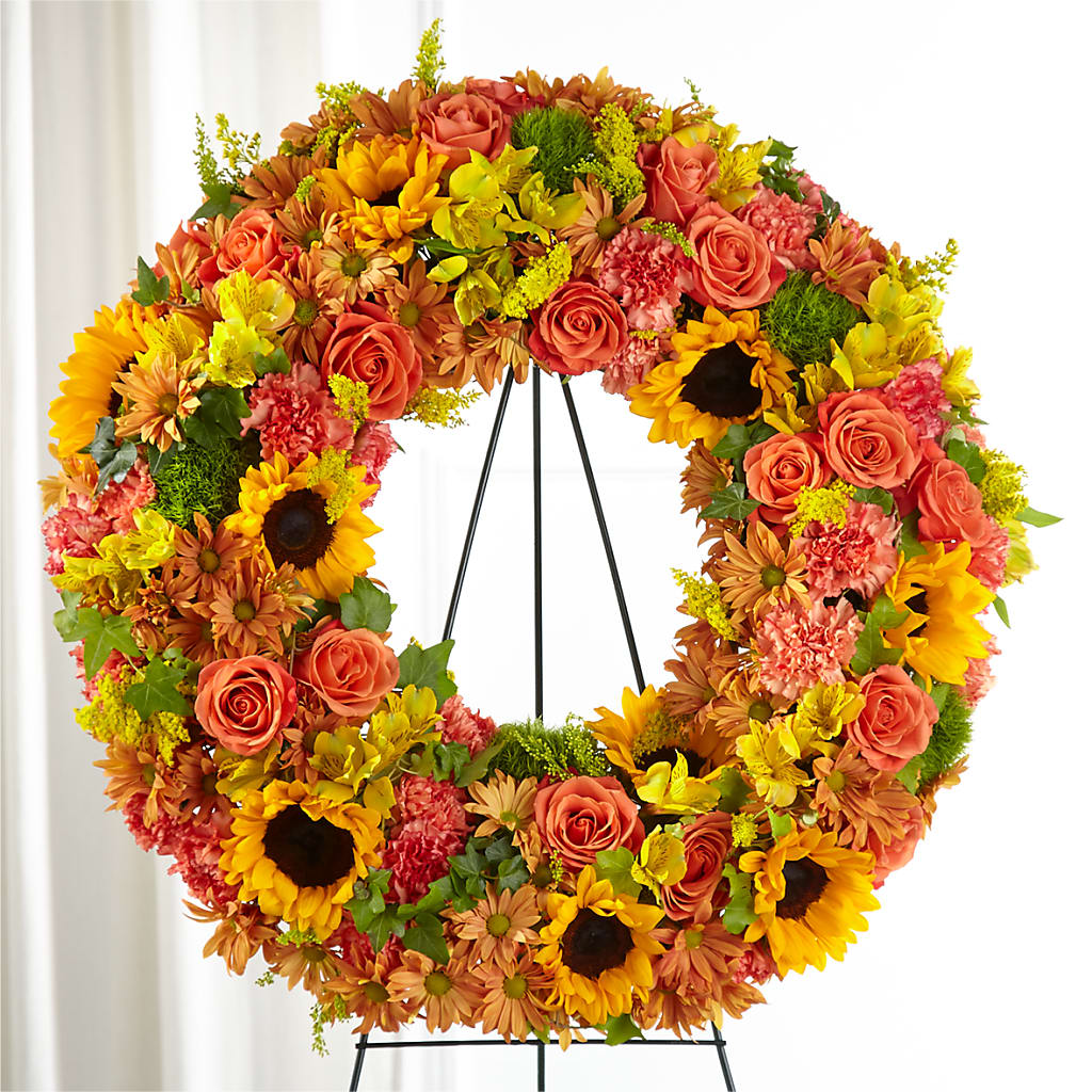 Autumnal Memories Wreath (Standard) – Hy-vee, West Des Moines IA