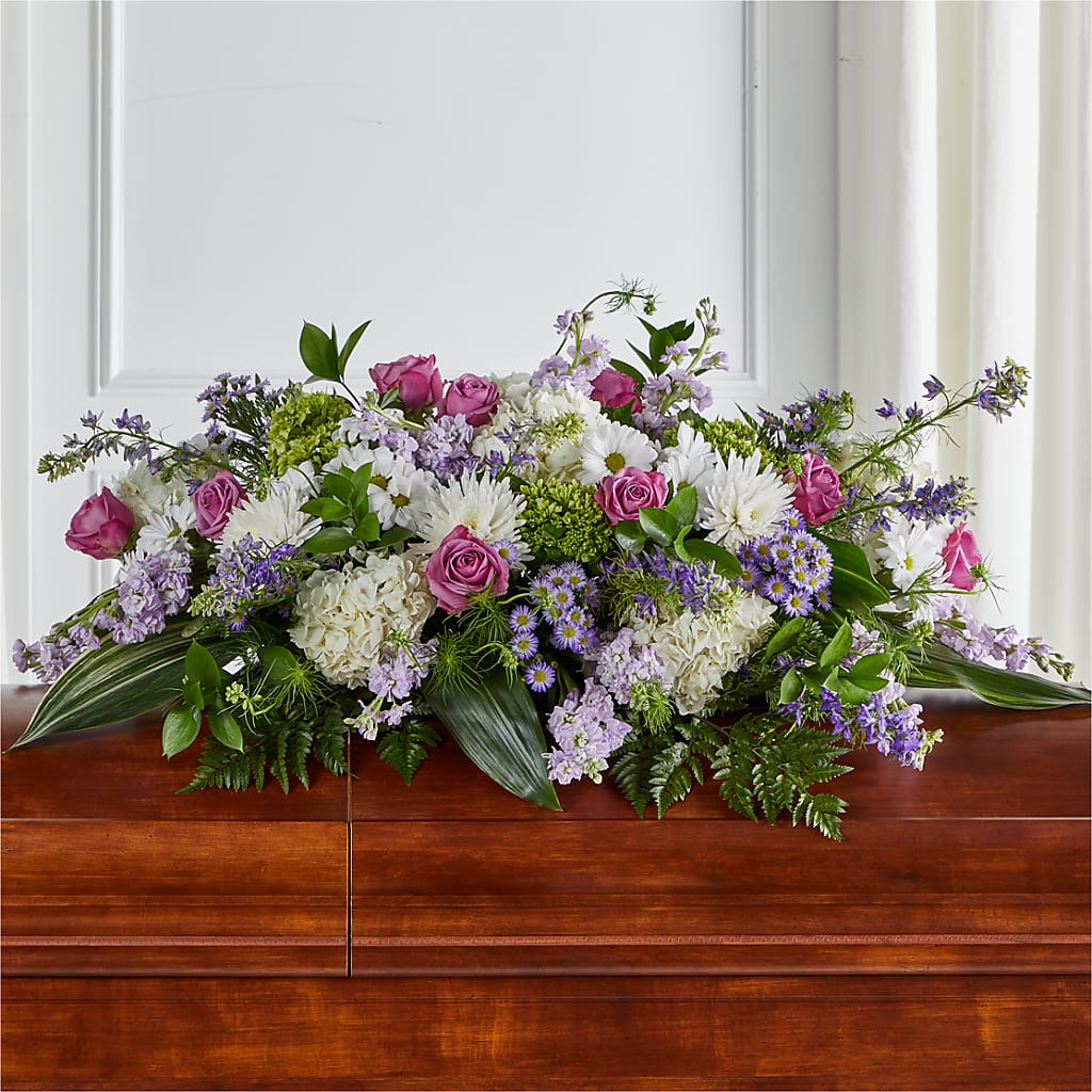 Meadows of Serenity Casket Spray – Hy-vee, West Des Moines IA
