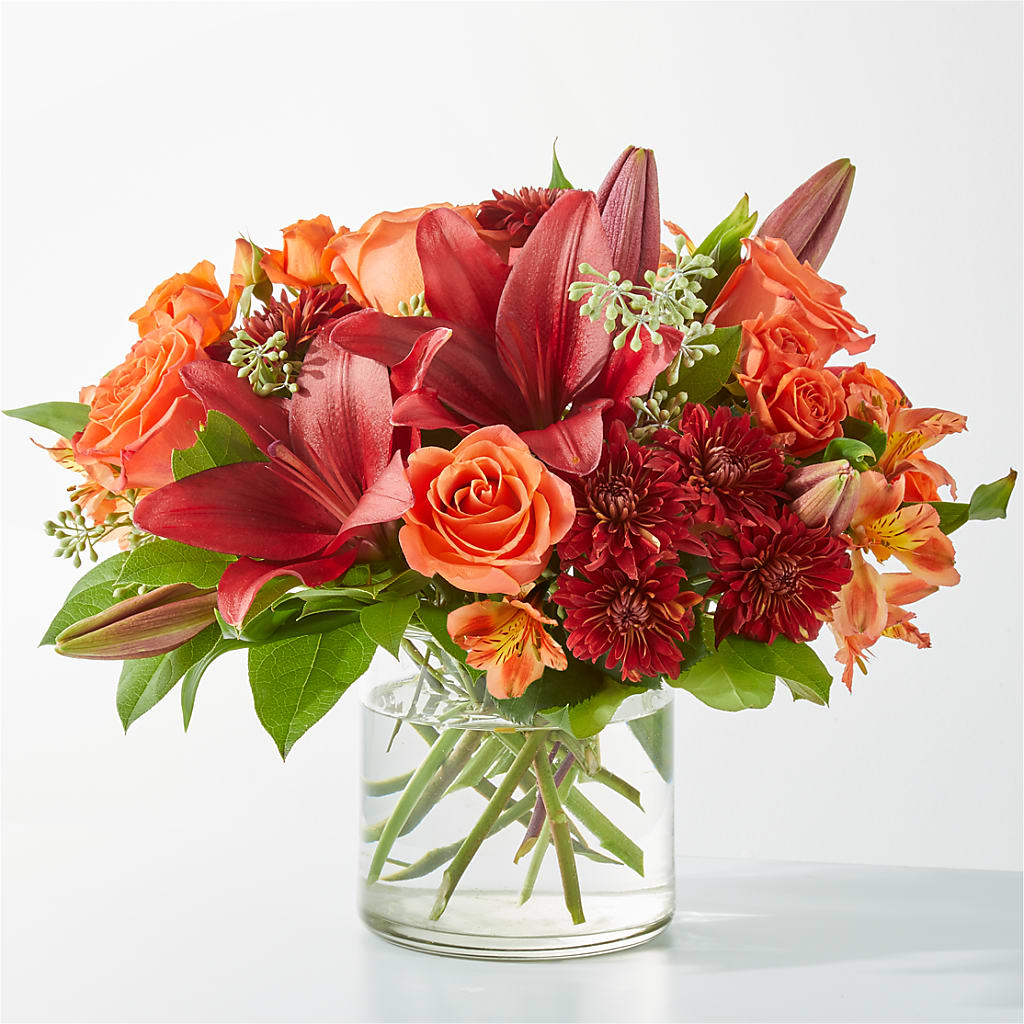 Crimson Leaves Bouquet – Hy-vee, West Des Moines IA