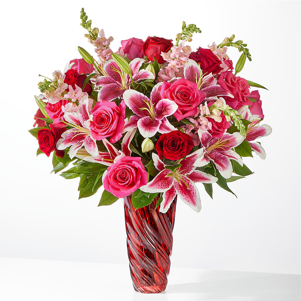 Always You Bouquet with Luxe Swirl Vase – Hy-vee, West Des Moines IA