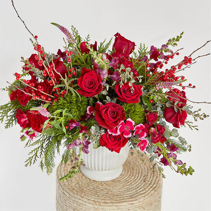 Big Red Bow Bouquet –  Hy-vee, West Des Moines IA