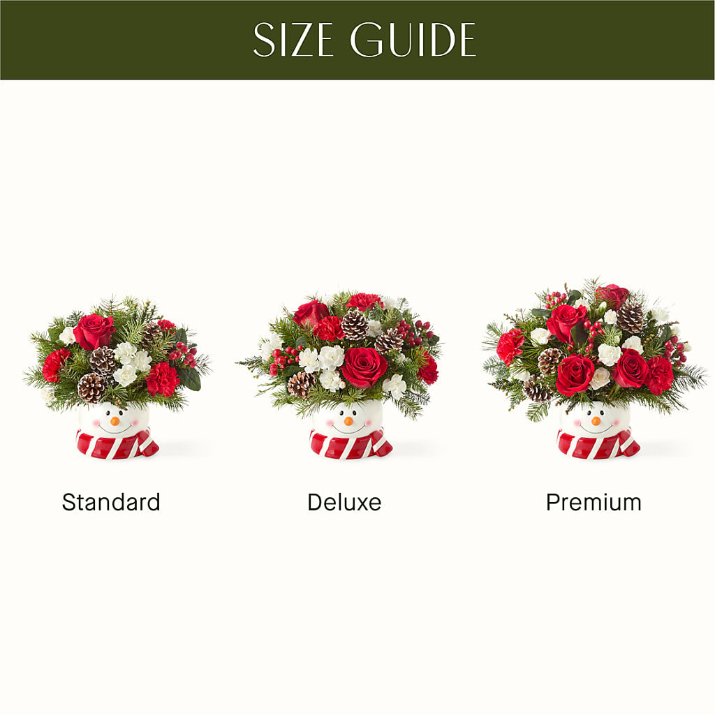 Jolly Snowman Bouquet –  Hy-vee, West Des Moines IA
