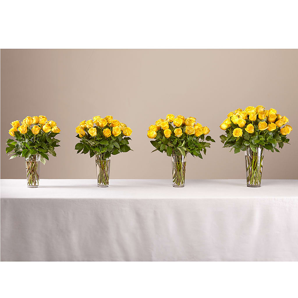 Long Stem Yellow Rose Bouquet –  Hy-vee, West Des Moines IA