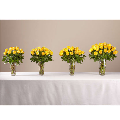 Long Stem Yellow Rose Bouquet –  Hy-vee, West Des Moines IA