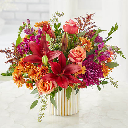 Burgundy Landscape Bouquet –  Hy-vee, West Des Moines IA