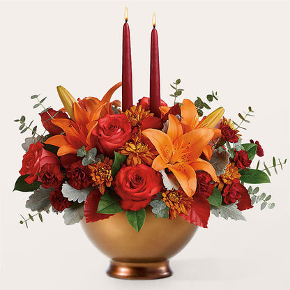 Fruits of Fall Centerpiece –  Hy-vee, West Des Moines IA