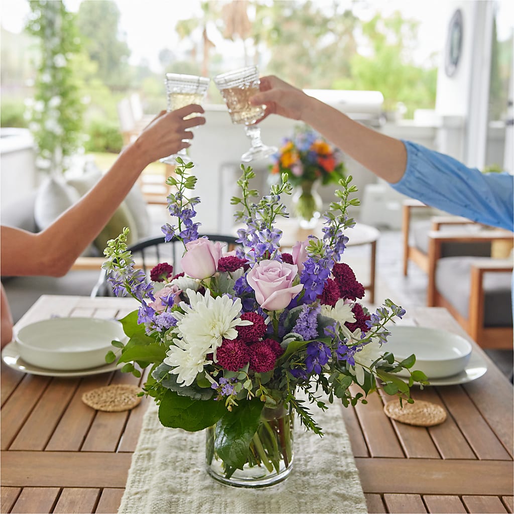 Violet Frost Bouquet –  Hy-vee, West Des Moines IA