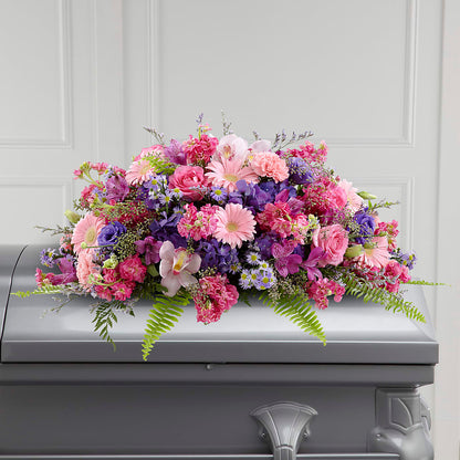 Glorious Garden Casket Spray –  Hy-vee, West Des Moines IA