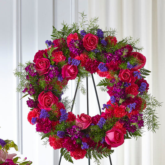 Calming Colors Wreath –  Hy-vee, West Des Moines IA