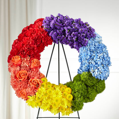 Circle of Love Wreath –  Hy-vee, West Des Moines IA
