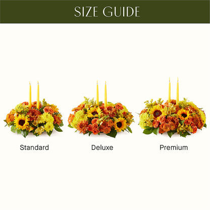 Autumn Harmony Centerpiece –  Hy-vee, West Des Moines IA