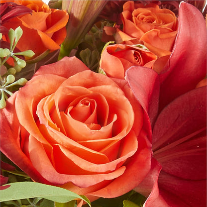 Crimson Leaves Bouquet –  Hy-vee, West Des Moines IA