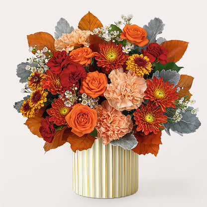 Merlot Bouquet with Ivory Vase –  Hy-vee, West Des Moines IA