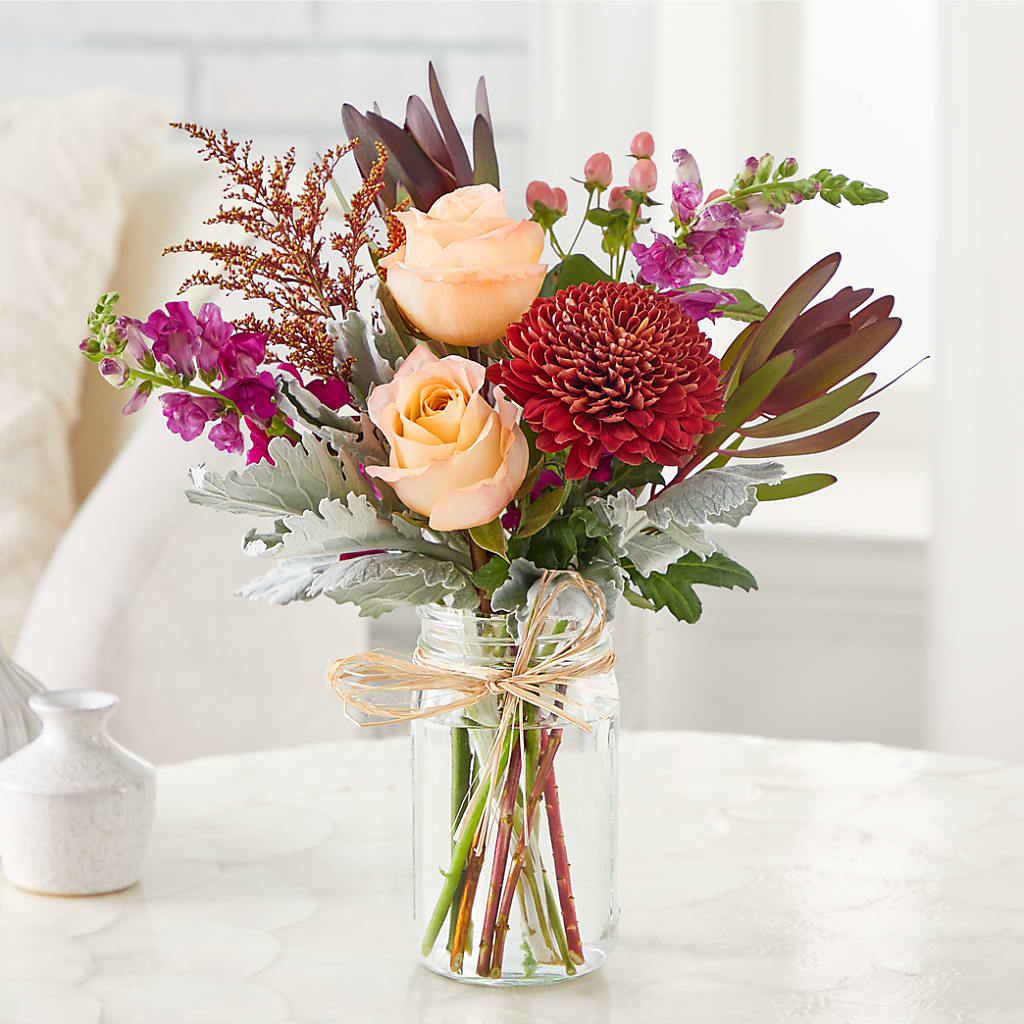 Moody Hues Bouquet –  Hy-vee, West Des Moines IA