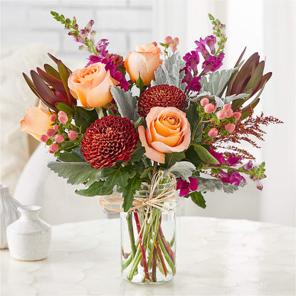 Moody Hues Bouquet –  Hy-vee, West Des Moines IA