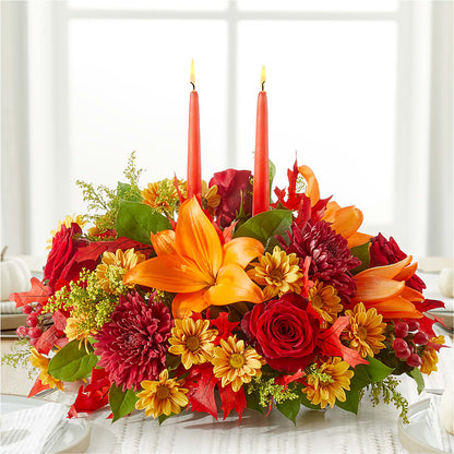 Autumn's Embrace Centerpiece –  Hy-vee, West Des Moines IA