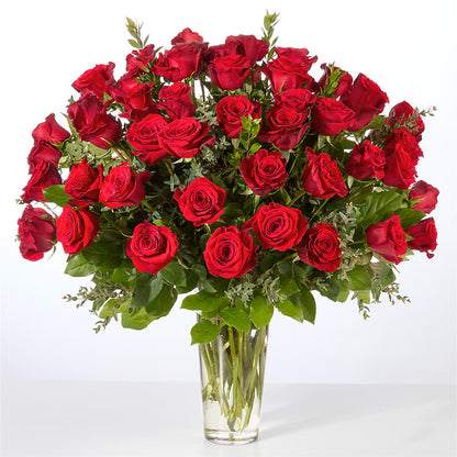 Forever Yours Fifty Stem Red Rose Bouquet –  Hy-vee, West Des Moines IA